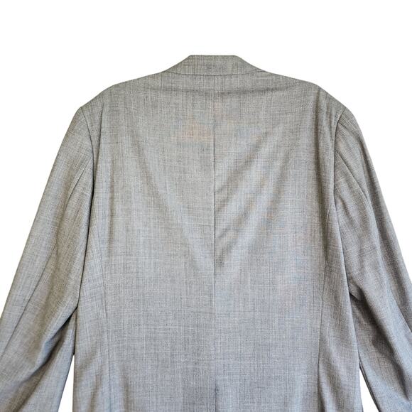 J Crew Factory Mens Classic Fit Thompson Wool Blazer Jacket Size 40L Gray Career - Picture 6 of 15